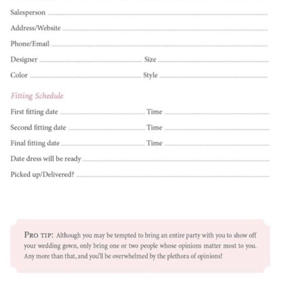 The Wedding Planner Checklist: A Portable Guide to Organizing Your Dream Wedding - Picture 6 of 6